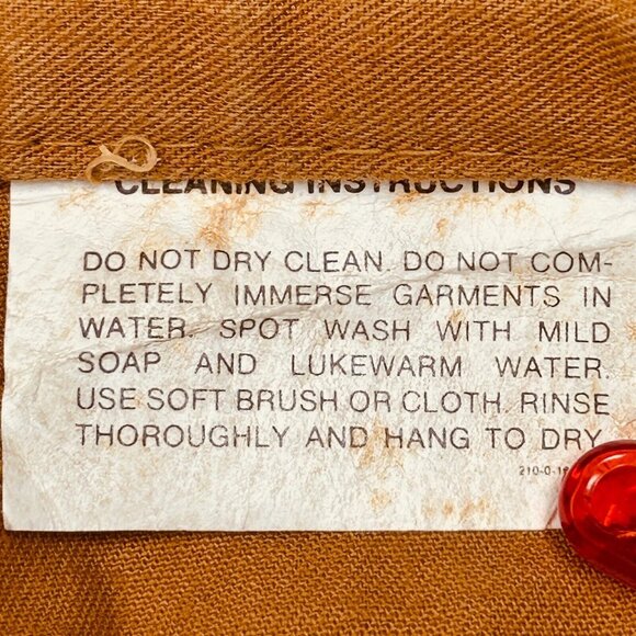 Vintage American Field Hunting Vest Size S Canvas Workwear Utility Button-Down - Picture 14 of 14